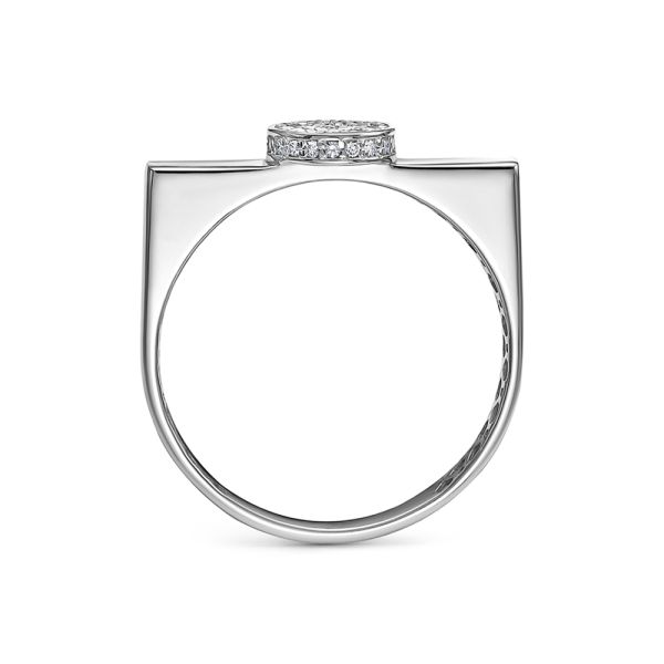 Кольцо с 38 бриллиантами из белого золота 141735