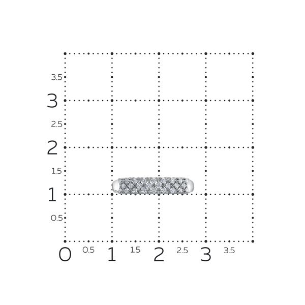 Кольцо с 26 бриллиантами 0.182 карат из белого золота 140912 Кольцо с 26 бриллиантами 0.182 карат из белого золота 140912