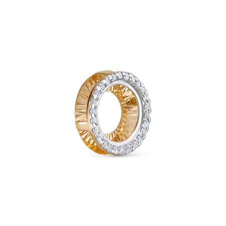 Подвеска с 26 бриллиантами 0.13 карат из красного золота 140842