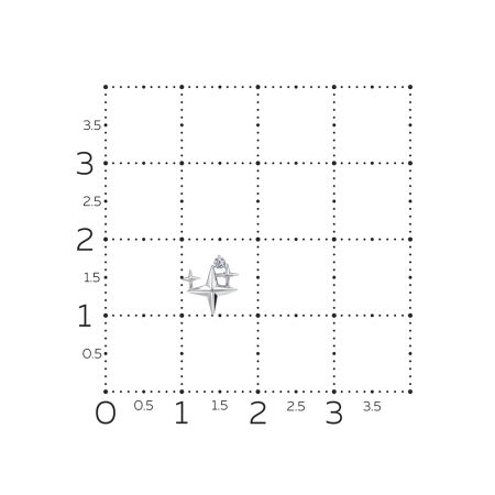 Пирсинг с бриллиантом 0.015 карат из белого золота 142936