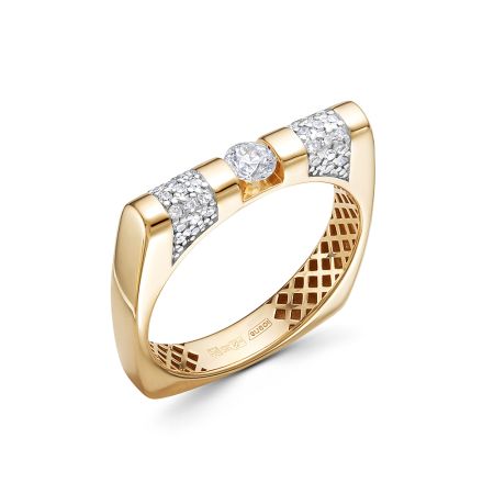 Кольцо с 39 бриллиантами из красного золота 126199