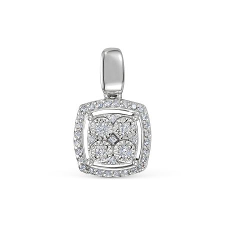 Подвеска с 37 бриллиантами из белого золота 136420